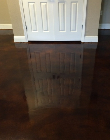 Stained Concrete Floor For home in & near Prairieville, LA