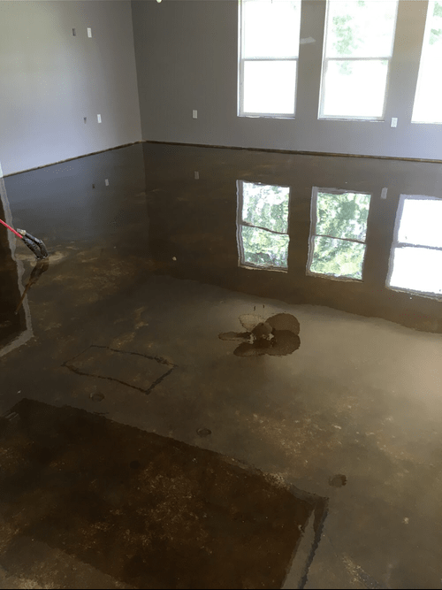 View of stained flooring Prairieville, LA