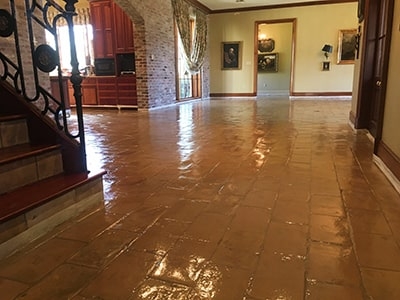 Stained Flooring for home area in & near Prairieville, LA