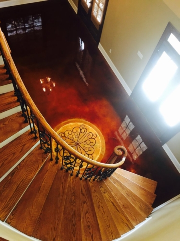 Residential flooring with Stained in and near Prairieville