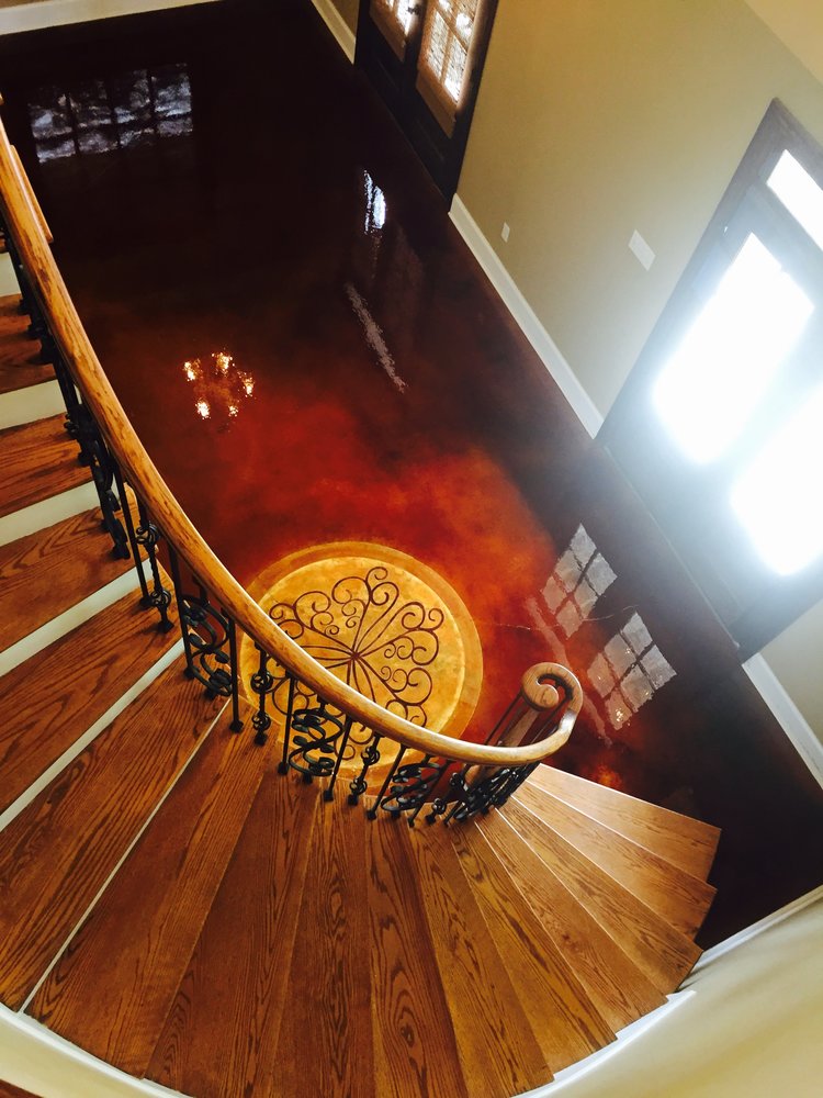 Prairieville Stylish Stain Concrete