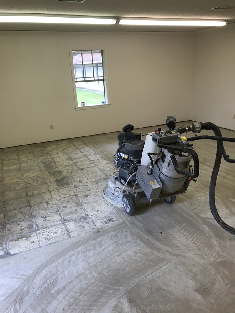 Surface Preparation by Viking Cocrete floors in Prairieville