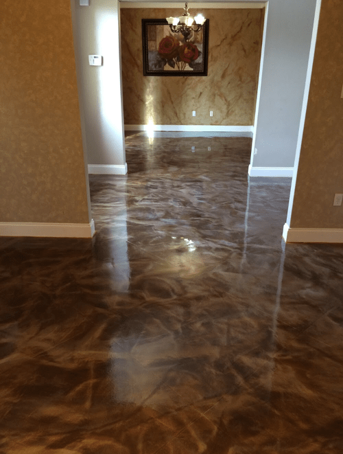 Metallic Flooring In & Near Prairieville, LA