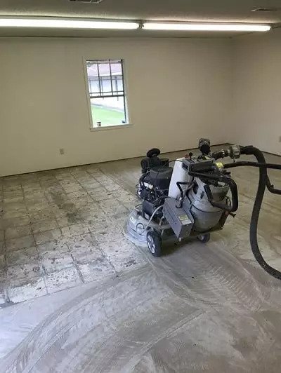 Concrete Flooring Surface Preparation in Prairieville