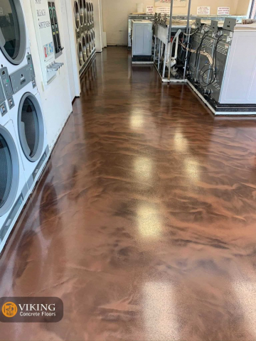 Single Color and slip resistant Metallic Epoxy Floor In & Near Prairieville, LA