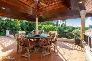 Prairieville patio decorated with concrete floors ready for summer